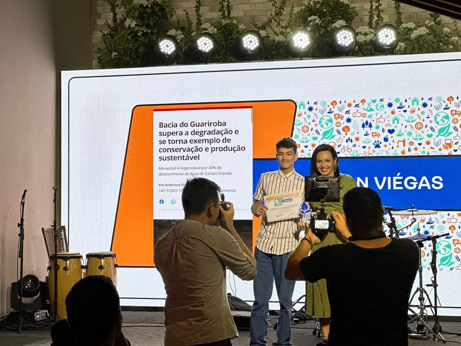 g1 MS e TV Morena vencem Prêmio Águas Guariroba de Jornalismo Ambiental de 2023