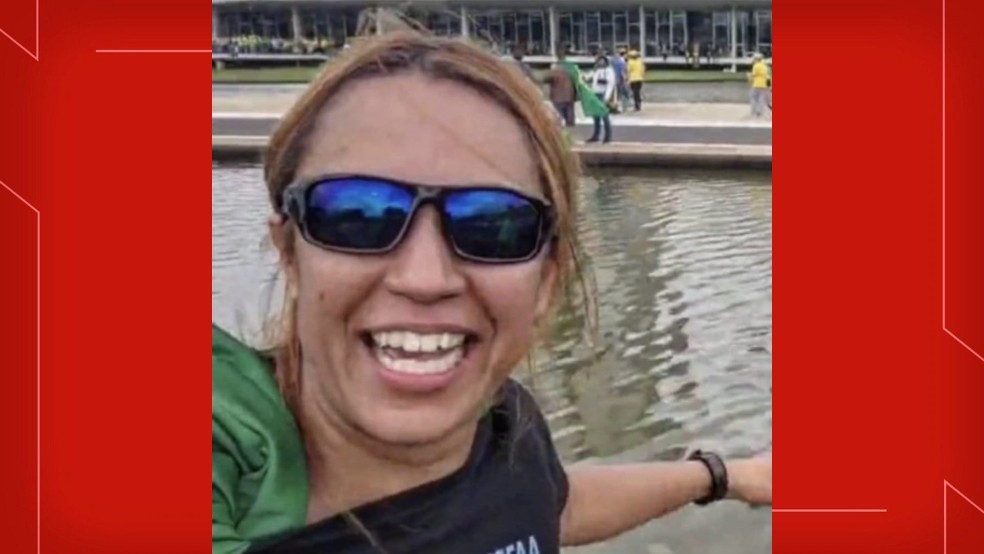 Ana Priscila Azevedo foi presa em 10 de janeiro pela PF — Foto: Reprodução