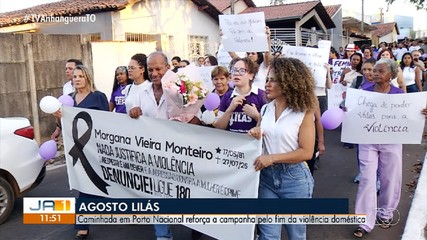 Familiares e amigos fazem homenagem para enfermeira vítima de feminicídio em Palmas