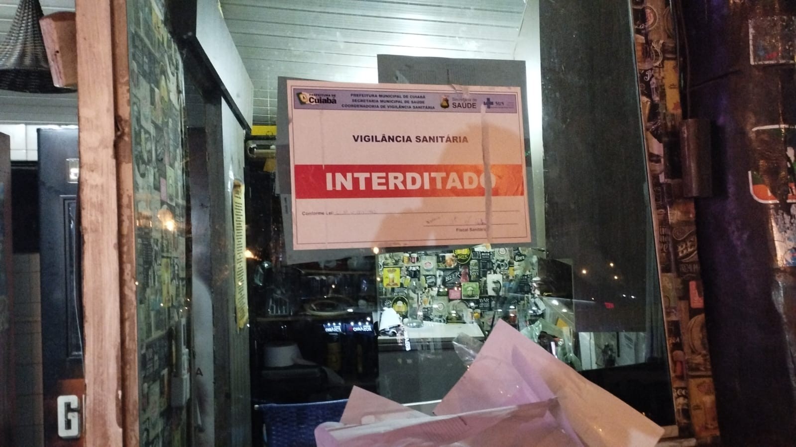 Restaurante volta a funcionar de forma irregular e é interditado pela terceira vez em Cuiabá