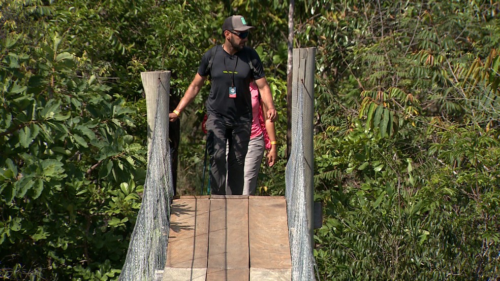 'EPTV nas Férias': Trilha na reserva da Serra da Canastra, em Delfinópolis (MG). — Foto: Pedro Santana/EPTV