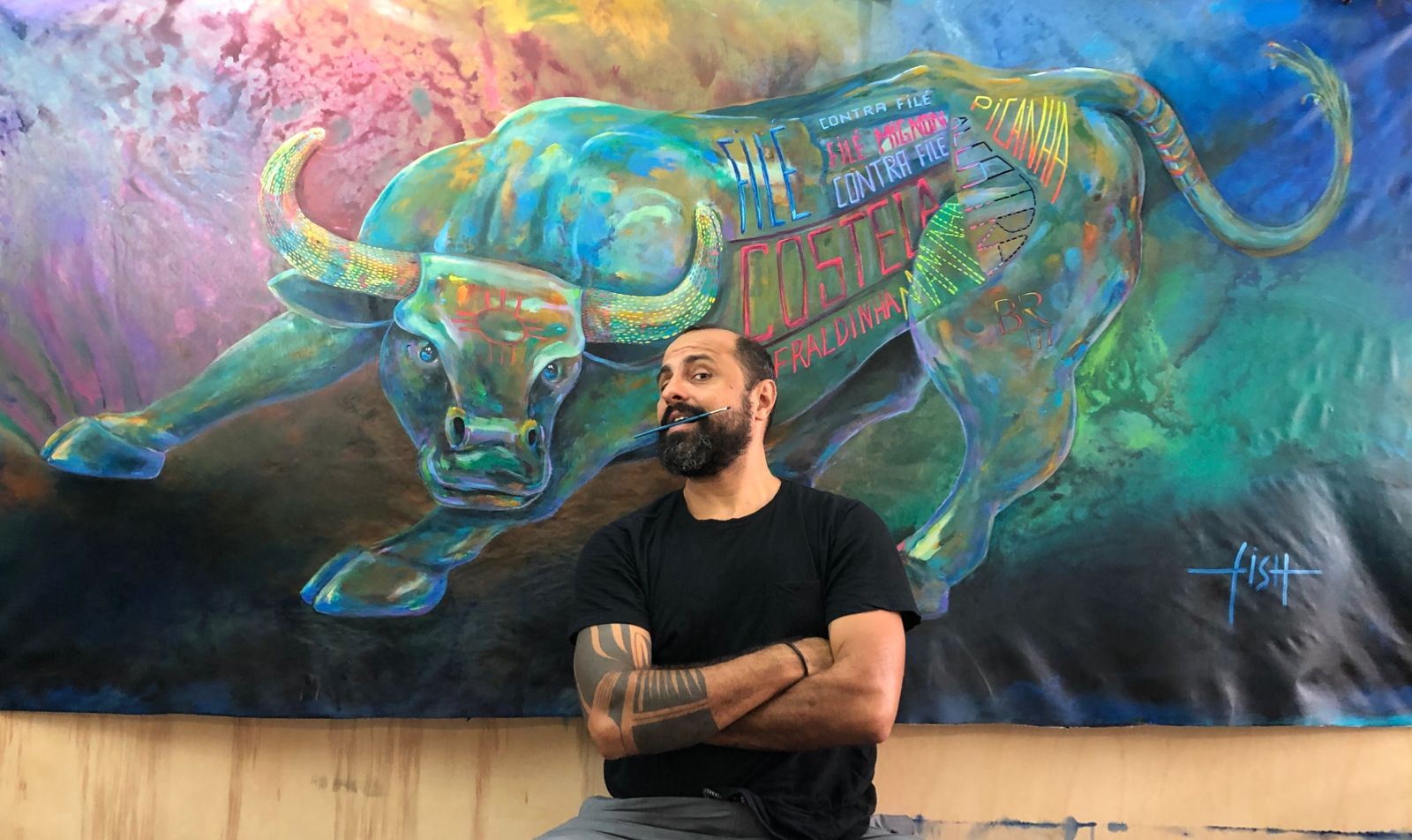 Artista plástico Bruno Fish inaugura exposição no Museu Murillo La ...