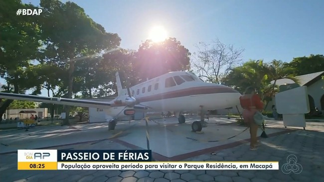 População aproveita período de férias para visitar o Parque Residência, em Macapá