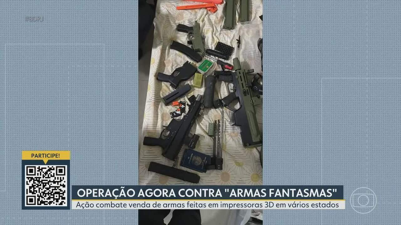 Chefe de quadrilha que produzia e comercializava armas feitas em impressora 3 D é preso no interior de SP