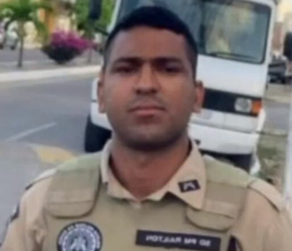 Militar é morto a tiros por outro policial no norte da Bahia — Foto: Reprodução/TV Bahia