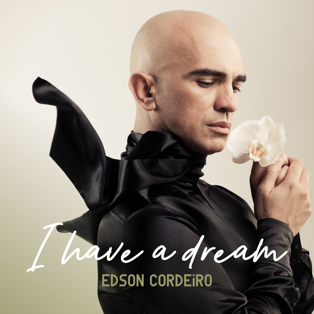Capa do single 'I have a dream', de Edson Cordeiro — Foto: Gal Oppido com arte de Andrea Pedro