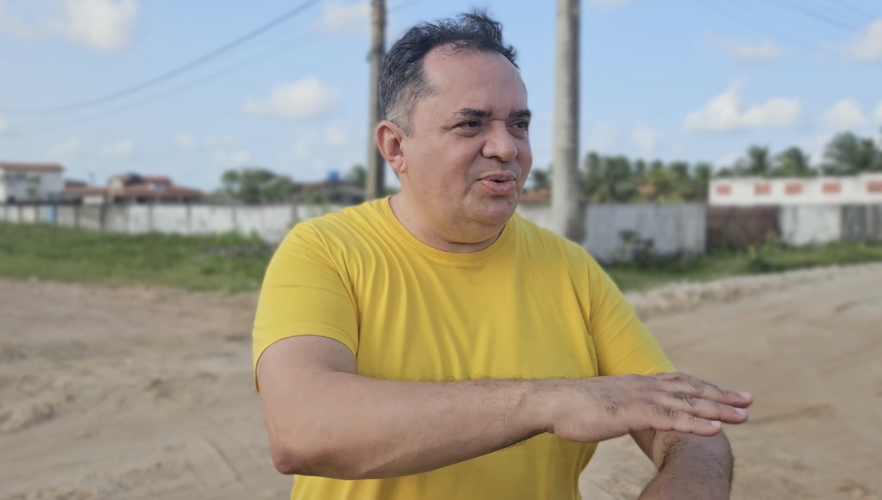 Rodrigo de Bolsonaro visita Redinha Nova e apresenta propostas para reciclagem, educação e saneamento