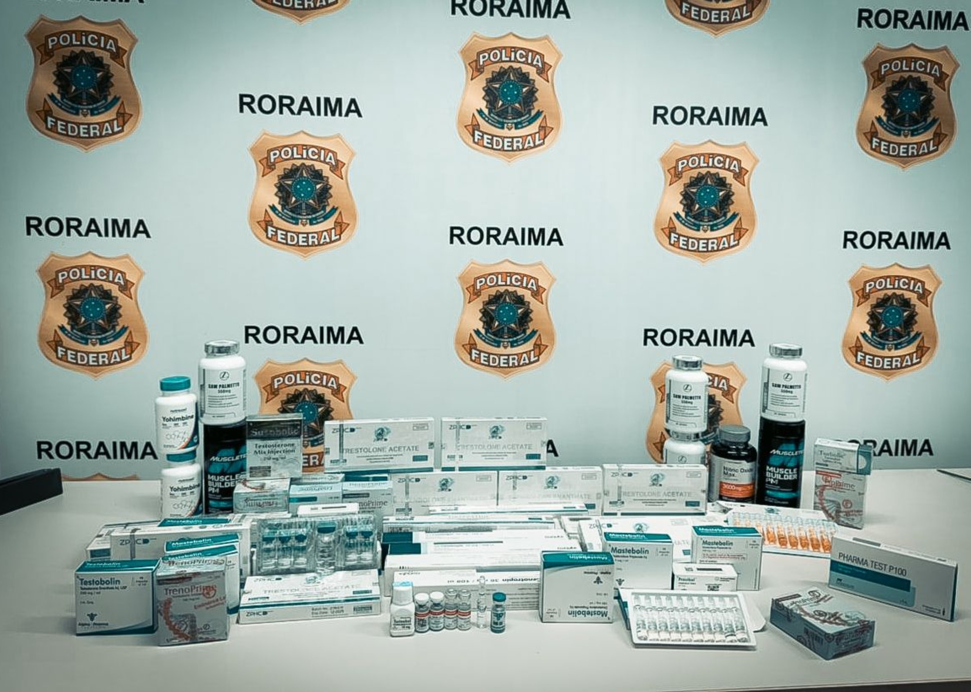 Dois passageiros são presos por contrabando de medicamentos no aeroporto de Boa Vista 