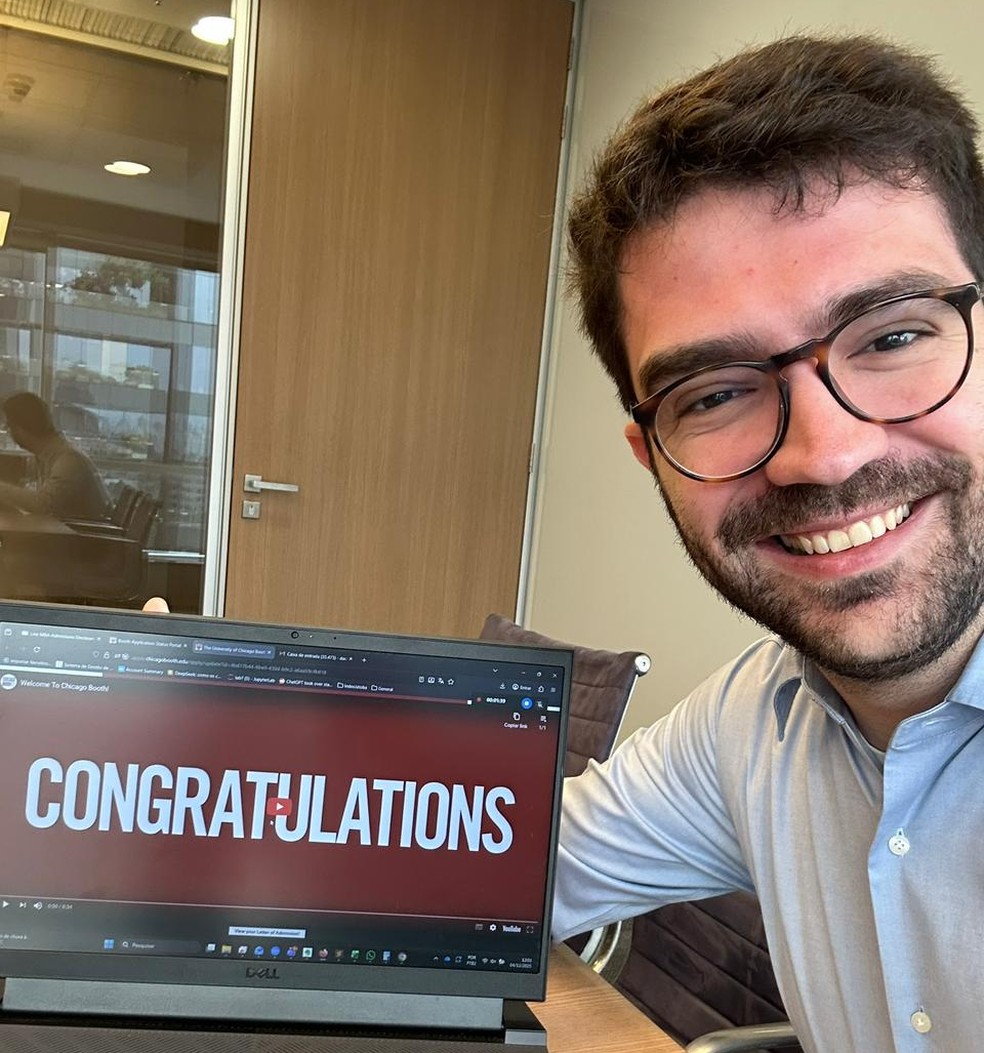 Douglas foi aprovado para um MBA nos Estados Unidos — Foto: Arquivo pessoal