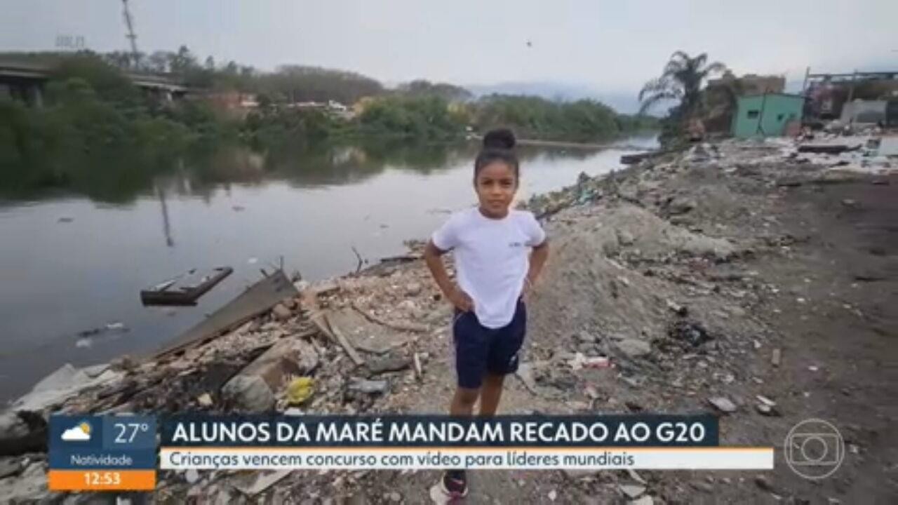 G20: alunos de escola da Maré vencem concurso municipal com vídeo sobre Amazônia 