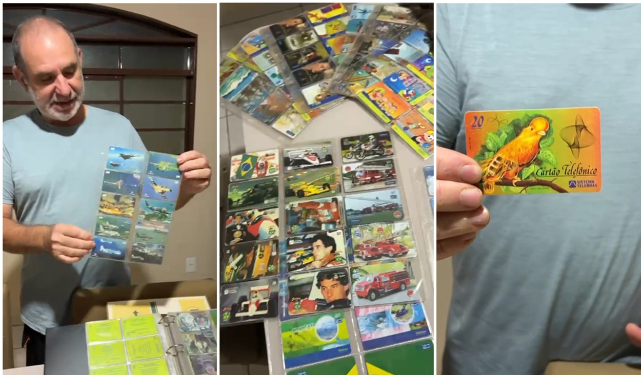 VÍDEO: colecionador guarda 28 mil cartões telefônicos e eterniza a era dos orelhões no interior de SP