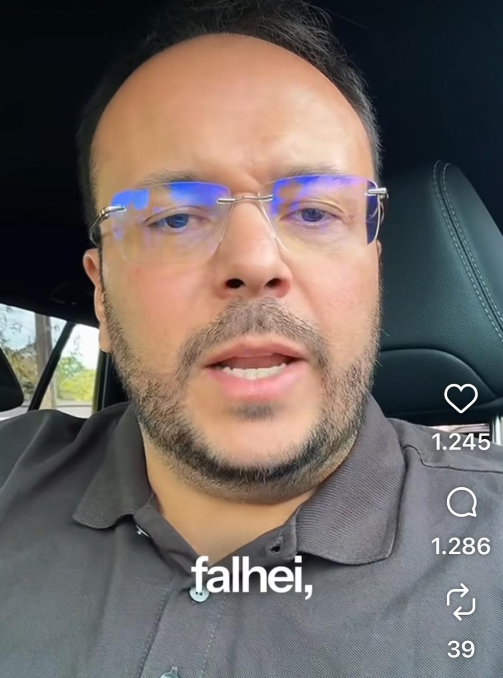 Após votar duas vezes a favor da PEC da Blindagem, deputado diz reconhecer erro e pede desculpas a eleitores — Foto: Reprodução/Instagram