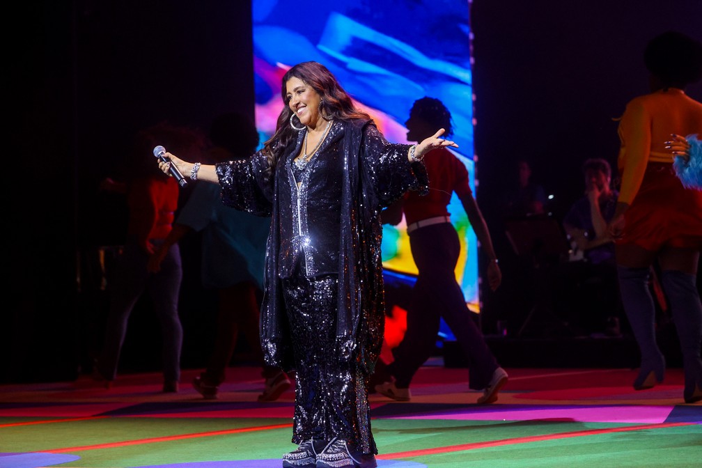 Regina Casé foi a apresentadora da 31ª edição do Prêmio da Música Brasileira — Foto: Jorge/Divulgação
