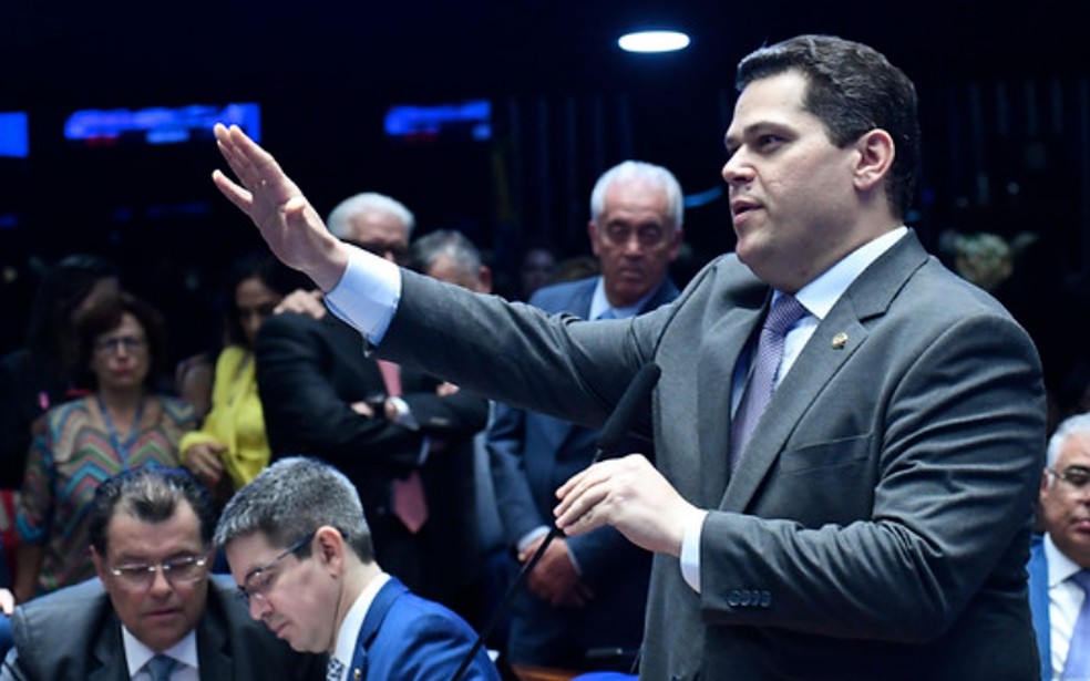 Senador Davi Alcolumbre deve voltar à Presidência do Senado em 2025 — Foto: Reprodução/Agência Senado