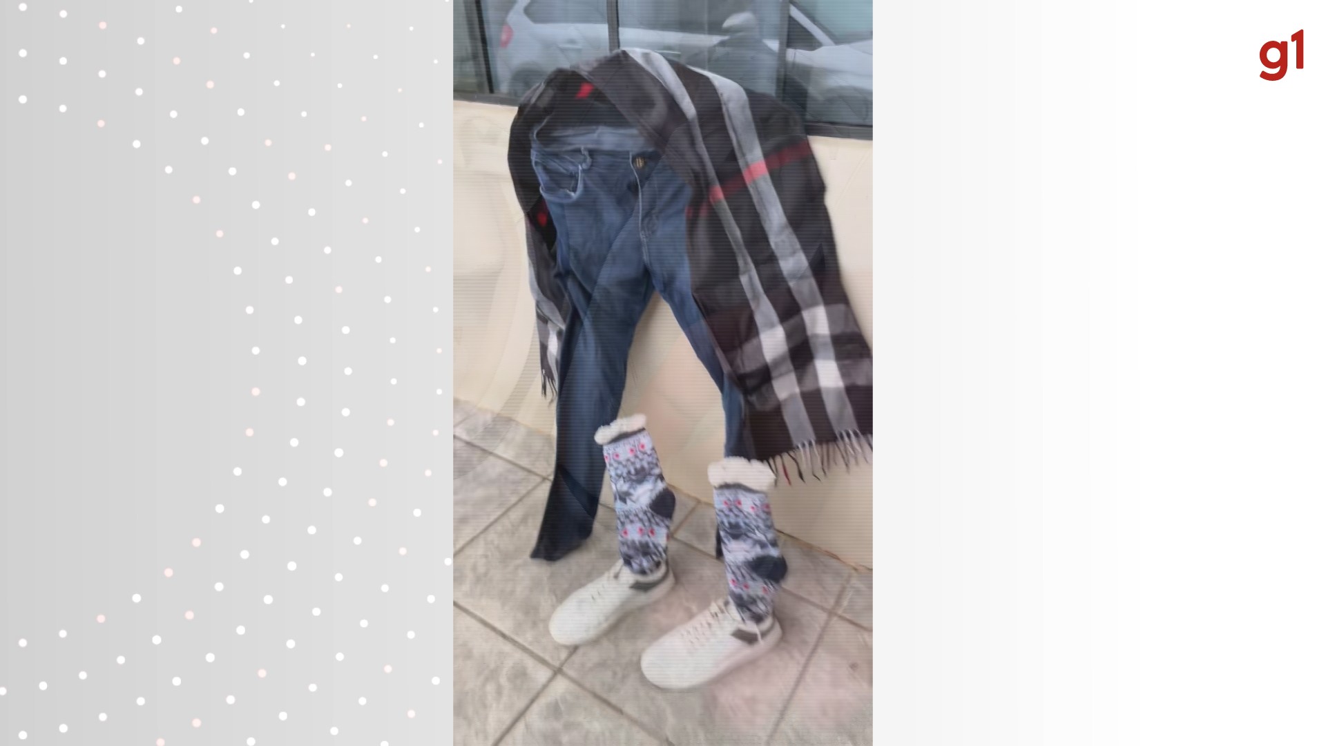 Com temperatura de -2ºC, paranaense registra roupas congeladas no varal: 'Pessoas acharam que eu engomei'