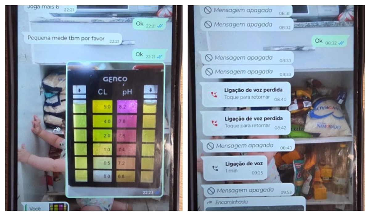 Veja prints de troca de mensagens entre dono de academia onde aluna morreu e funcionário que manipulou químicos