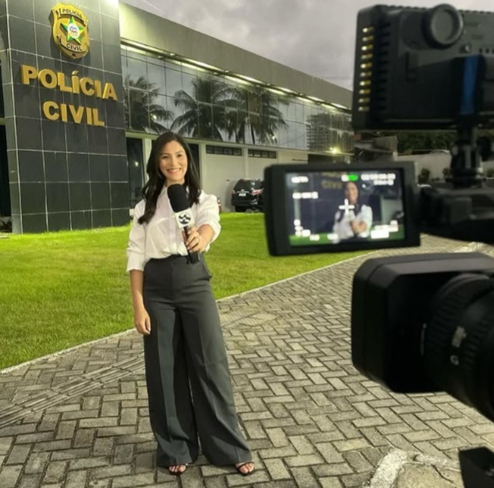 Thiffanne Barboza integra equipe de repórteres do AB2 — Foto: Acervo pessoal