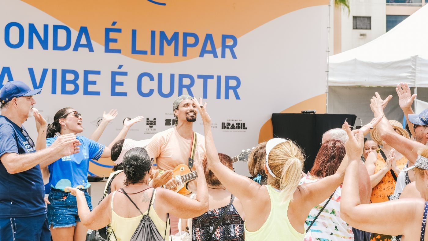 Verão no Clima chega a Mongaguá com shows e educação ambiental
