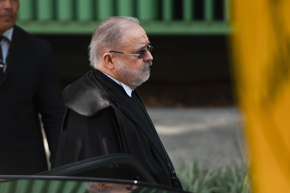 O presidente Lula escolherá o substituto de Augusto Aras (na imagem acima) na chefia do Ministério Público — Foto: Ton Molina/Fotoarena/Estadão Conteúdo