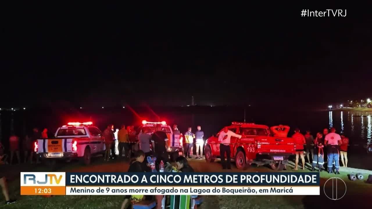 Criança de 9 anos morre afogada na Lagoa do Boqueirão, em Maricá 