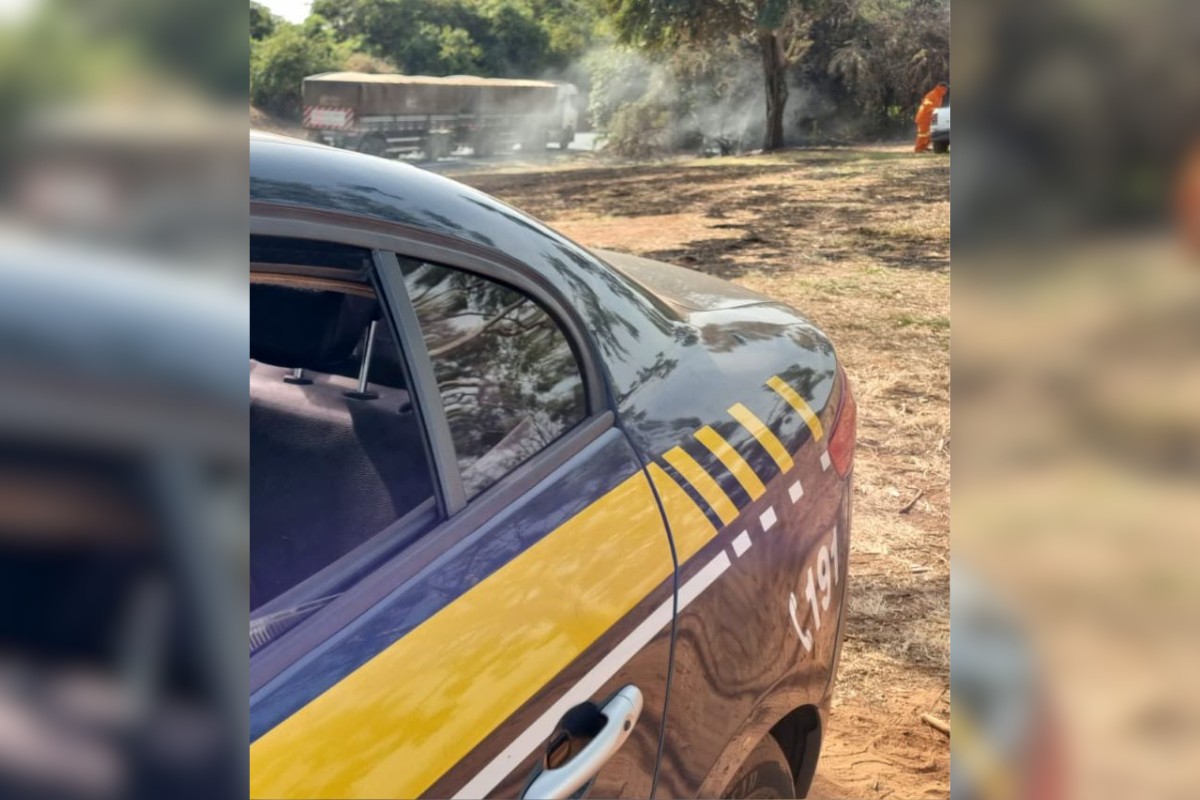Homem é preso suspeito de provocar incêndios em 2 km de vegetação às margens da BR-153 em Rio Preto