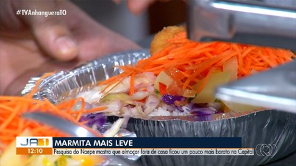 Pesquisa indica redução no preço da marmita e do PF em Palmas