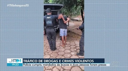 Operação prende dois homens por tráfico e crimes violentos em Itacajá e Itapiratins
