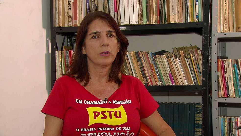 Imagem de arquivo mostra Simone Fontana em entrevista à TV Globo — Foto: Reprodução/TV Globo
