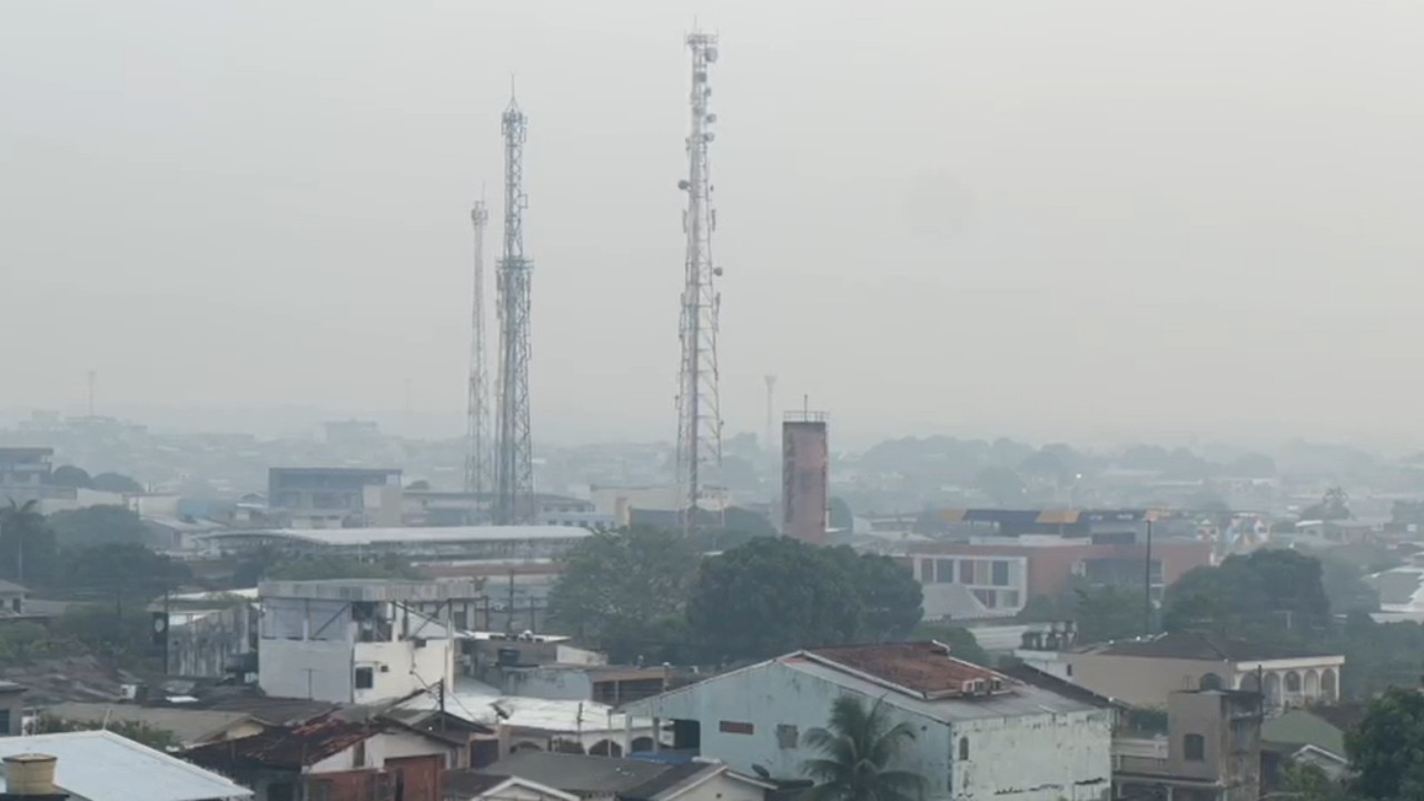 VÍDEO: fumaça persiste em Manaus há uma semana; aulas são suspensas novamente