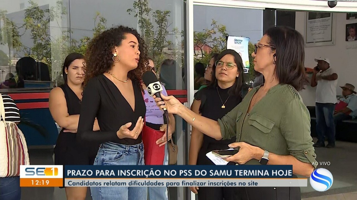 Candidates say they are unable to finalize registrations for the PSS of Sergipe Health |  sergipe