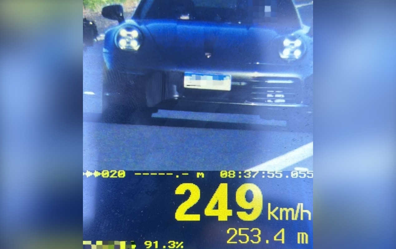 Motorista é multado por dirigir a 249 km/h na Castello Branco em Cesário Lange