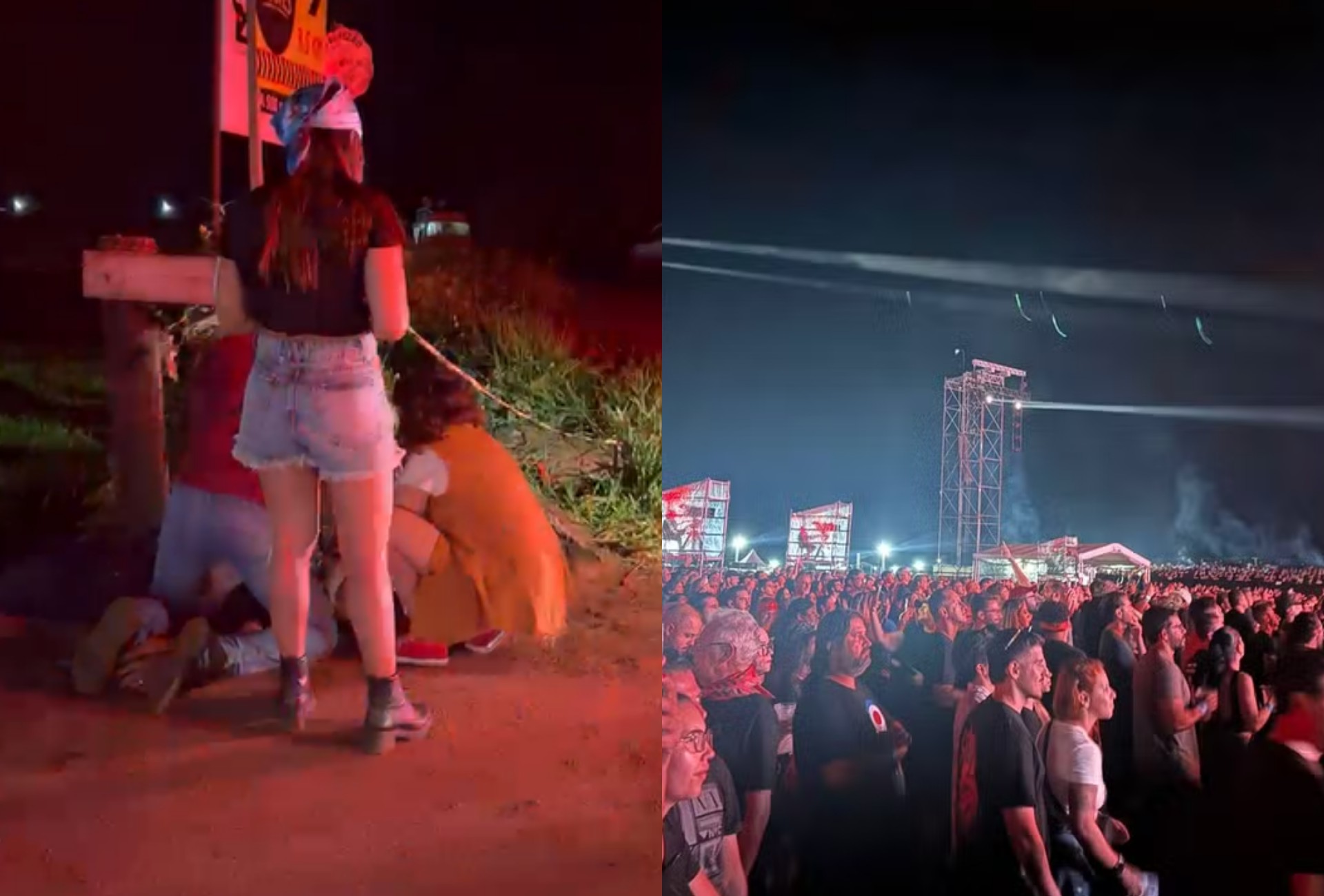 Vídeo mostra tentativa de reanimação de homem que morreu após mal súbito em frente a show em Campo Grande