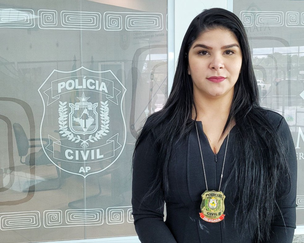 Áurea Uchôa, delegada responsável por investigação de crimes pela internet no Amapá — Foto: Jorge Júnior/Rede Amazônica