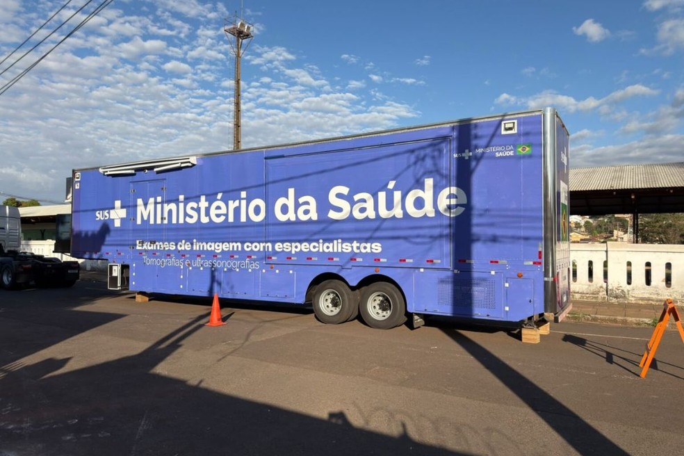 Unidade móvel irá oferecer 1,3 mil tomografias e ultrassons para pacientes do SUS em Campo Grande — Foto: Divulgação/Prefeitura de Campo Grande