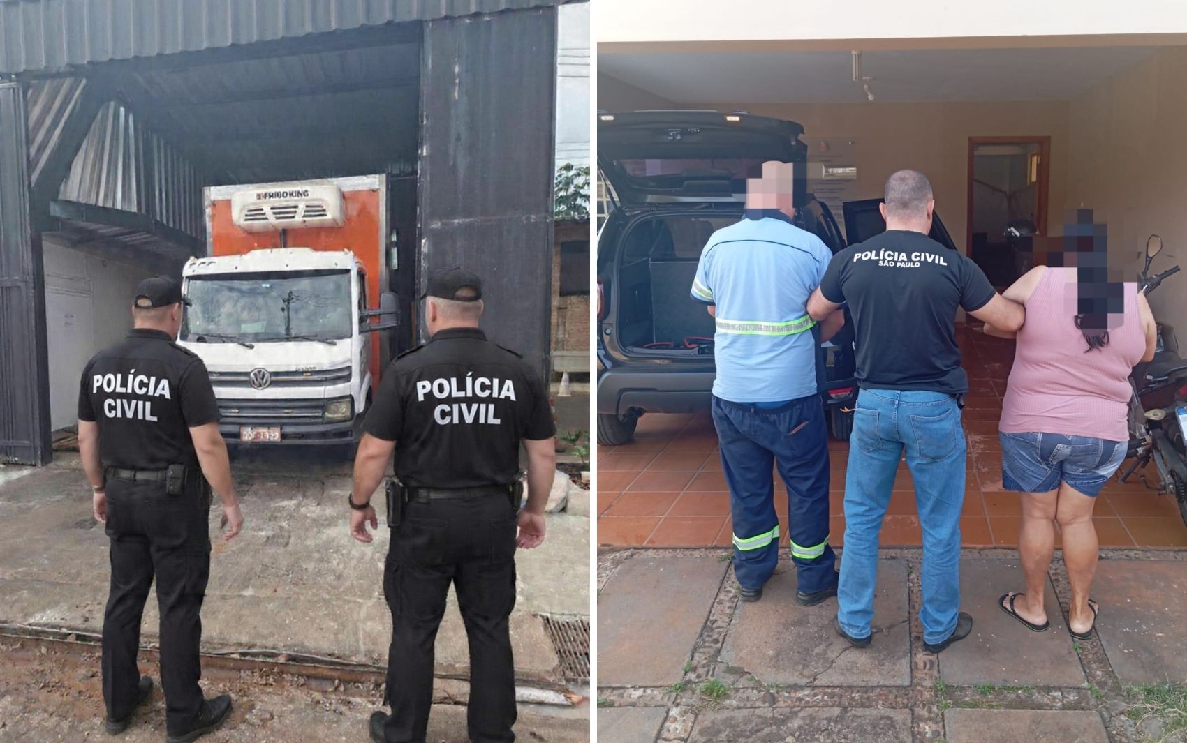 Polícia Civil prende casal após empresa denunciar prejuízo mensal de R$ 200 mil com desvio de carga de frios