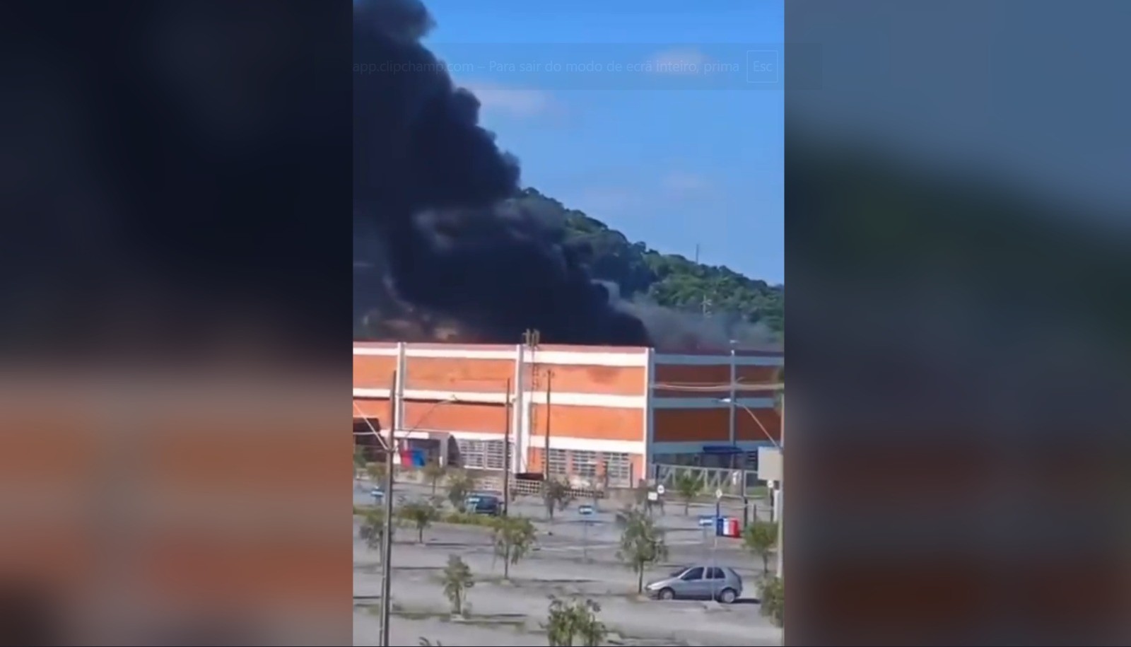 Incêndio atinge fábrica da WEG em Jaraguá do Sul