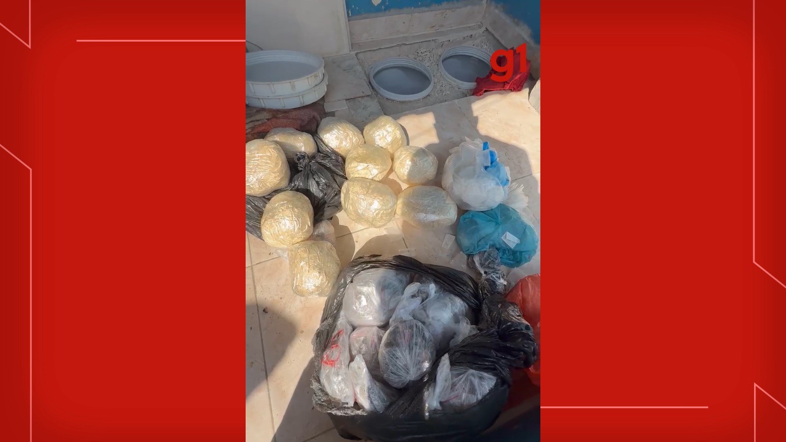 Polícia encontra quase 4 mil porções de drogas enterradas em quintal de casa em Caçapava, SP