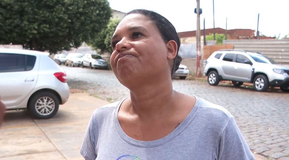 Mislene Aparecida Gomes atropelou três pessoas em distrito de Ituverava, SP — Foto: Reprodução/EPTV