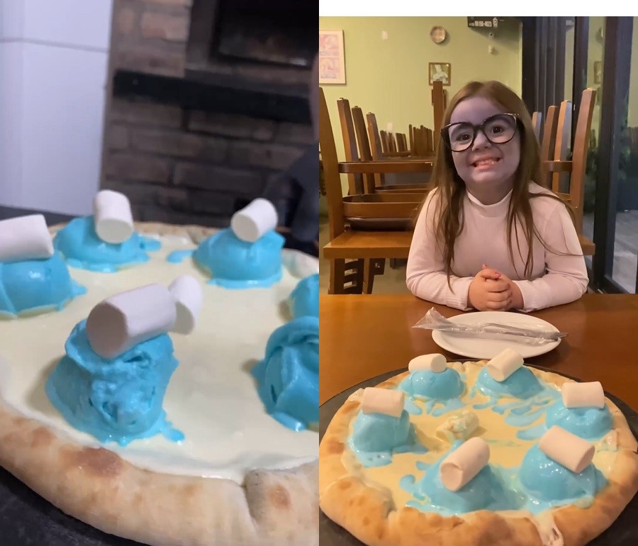 Gerente de pizzaria viraliza ao atender pedido da filha e criar sabor inspirado em personagem de 'Divertida Mente'