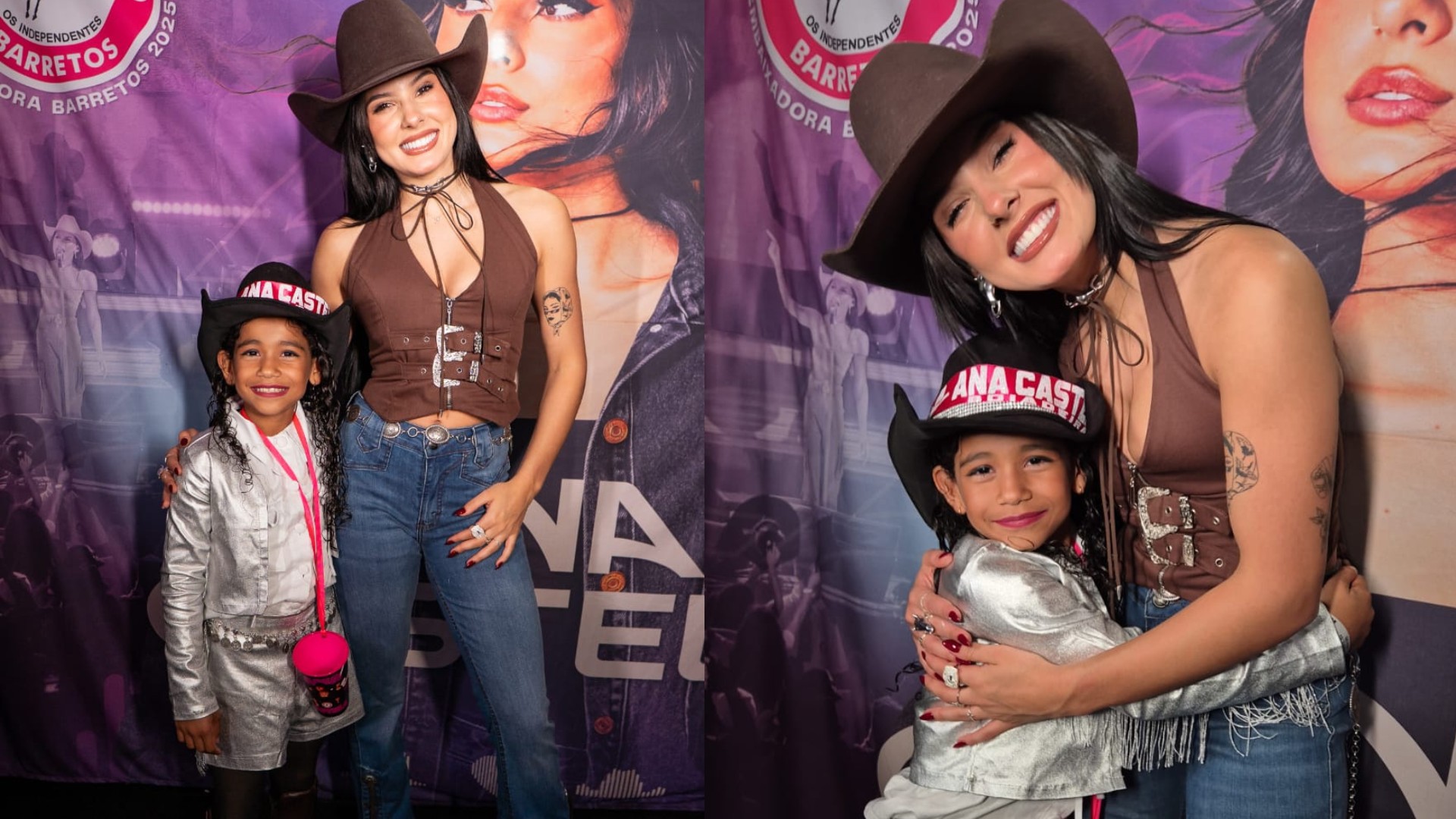 Menina realiza sonho ao conhecer Ana Castela em MS