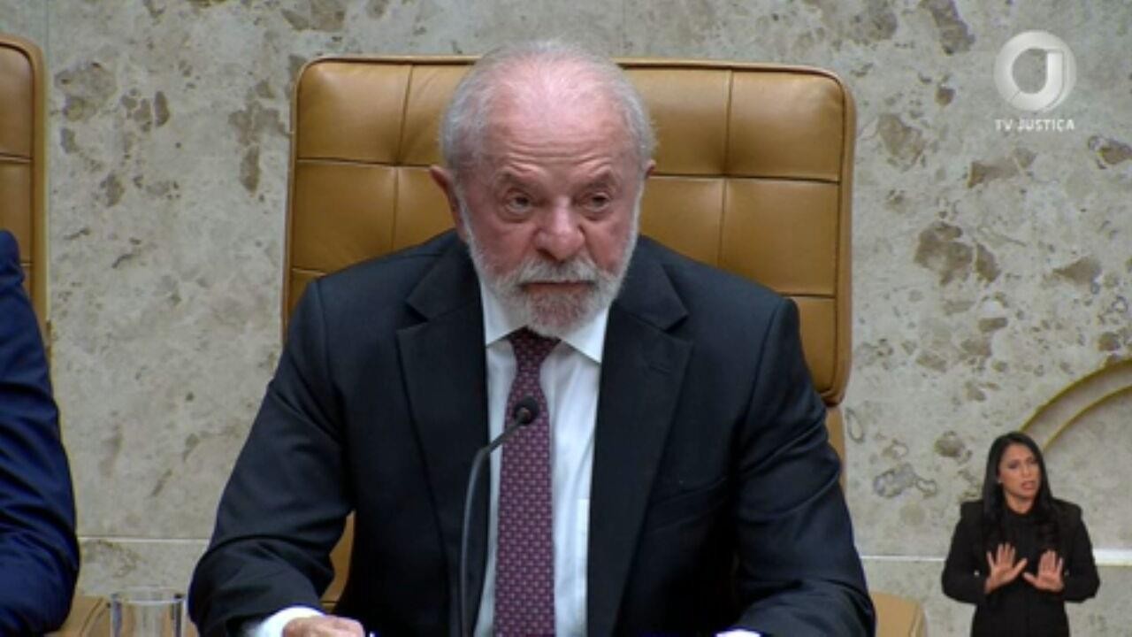 No STF, Lula diz que Judiciário não busca protagonismo nem invade outros poderes, mas cumpre seu dever constitucional