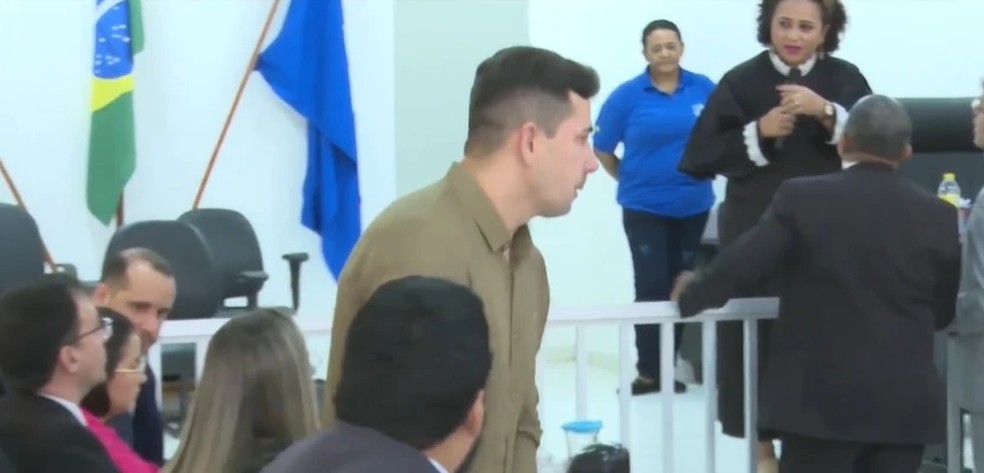 Ex-PM é condenado a 15 anos de prisão por matar técnico agrícola no Sul do MA; policial saía de festa de Carnaval quando cometeu o crime — Foto: Reprodução/TV Mirante