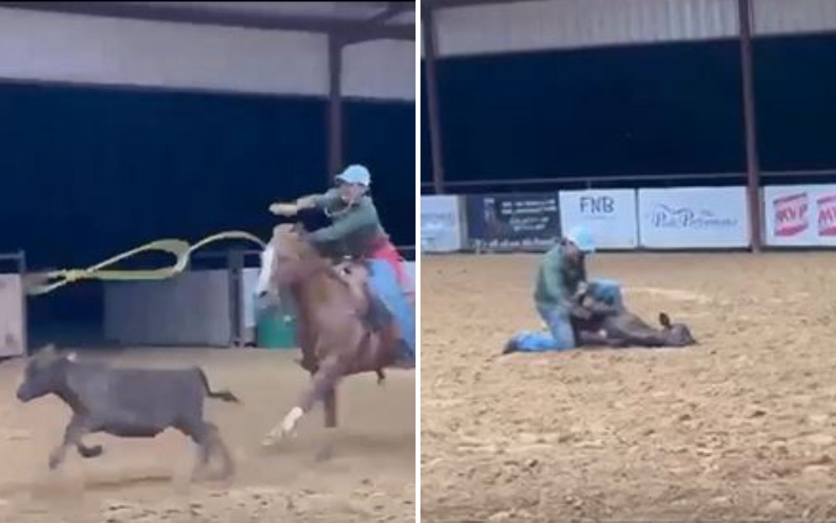 Inspiração da filha, pai disputa prova de laço nos Estados Unidos