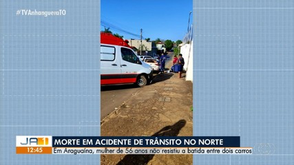 Mulher é atropelada em calçada após colisão entre dois veículos
