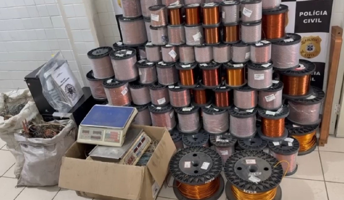 Megarrede de furto de cobre que movimentou R$ 30 milhões é alvo de operação em MG, RJ e BA 