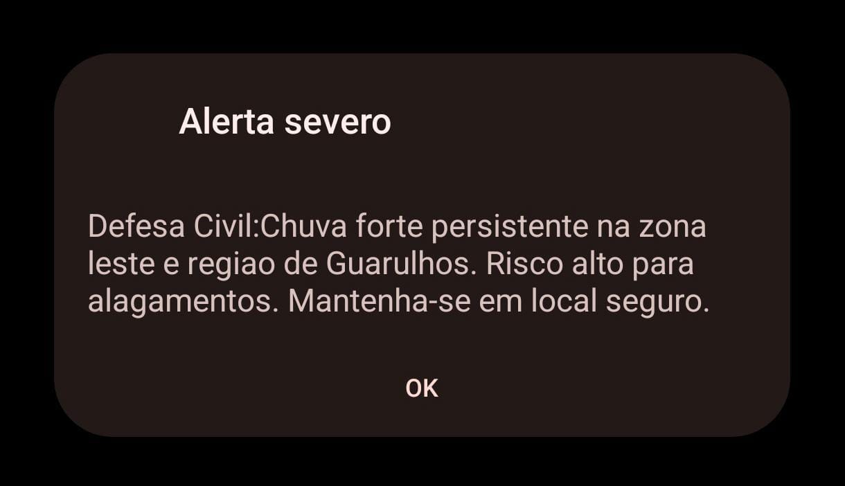 Chuva se espalha, e todas as regiões da cidade de SP entram em estado de atenção para alagamentos