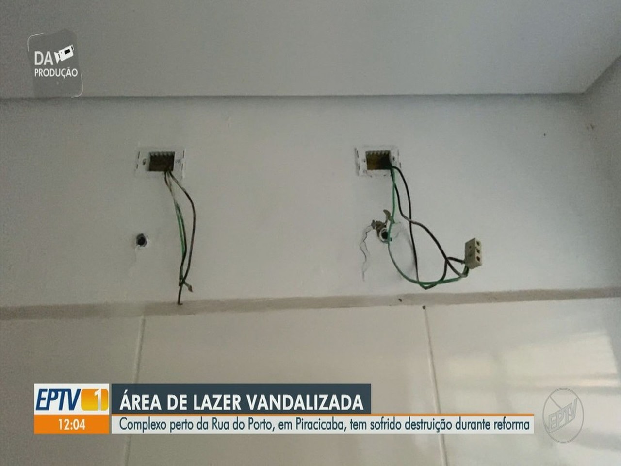 Com reforma atrasada, área de lazer é alvo de furtos e depredações em Piracicaba