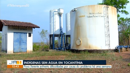 Aldeias de Tocantínia sofrem com falta de água há uma semana