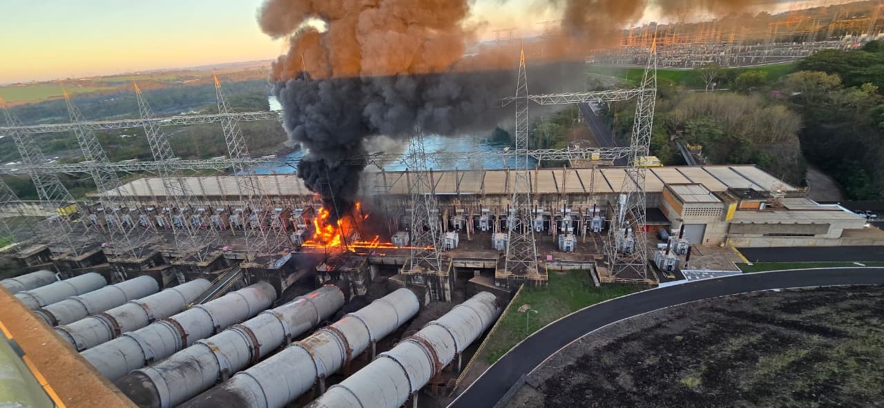 Incêndio atinge Usina Hidrelétrica de Marimbondo em Icém