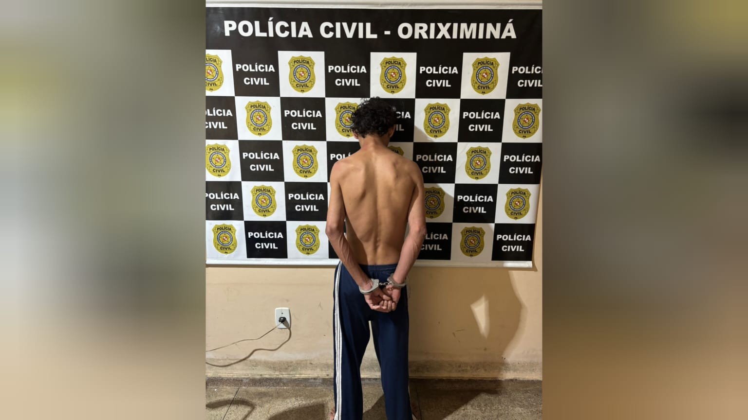 Homem conhecido como 'Boi' é preso em flagrante por furto a estabelecimento em Oriximiná